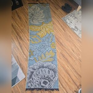 Powder UK Ice Blue Wild Floral scarf